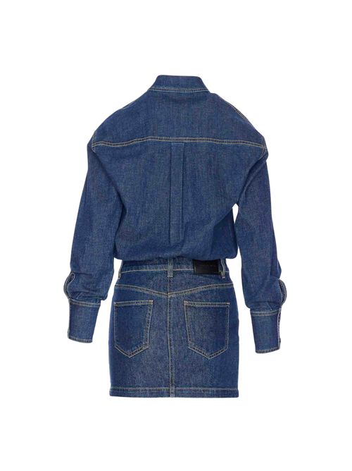 Abito corto in denim Elisabetta Franchi | AJ45D56E2104